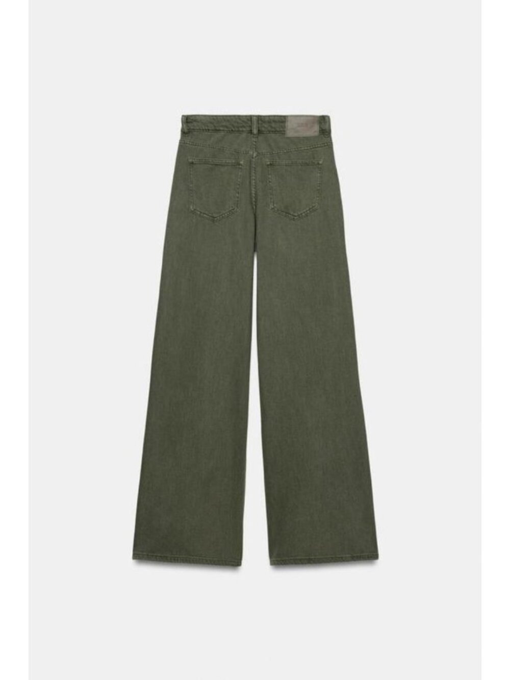 ZARA Z1975 HIGH-WAISTED FLUID WIDE LEG JEANS - Picture 8 of 9